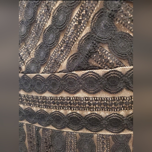 NWT Size 22 Black Lace Midi Length Dress from Dressbarn - Picture 4 of 7